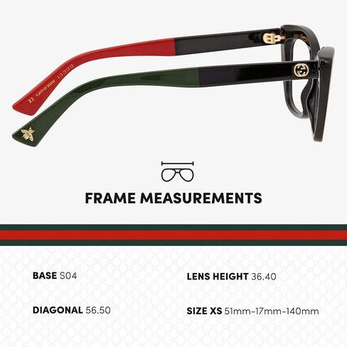 Gucci GG0165ON Woman Cat Eye Shape Eyeglasses + Bundle with eSHADES Luxury Eyewear Kit in Saudi Arabia