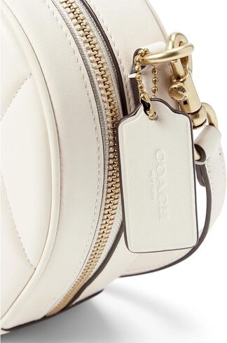 COACH Womens Quilted Leather Heart Crossbody, Black in Saudi Arabia