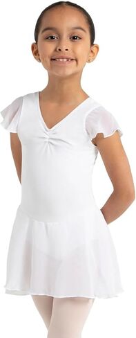 Capezio Big Girls' Flutter Sleeve Dress in Saudi Arabia
