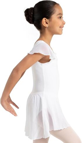 Capezio Big Girls' Flutter Sleeve Dress in Saudi Arabia
