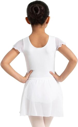 Capezio Big Girls' Flutter Sleeve Dress in Saudi Arabia