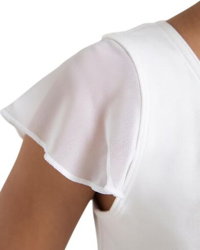 Capezio Big Girls' Flutter Sleeve Dress in Saudi Arabia