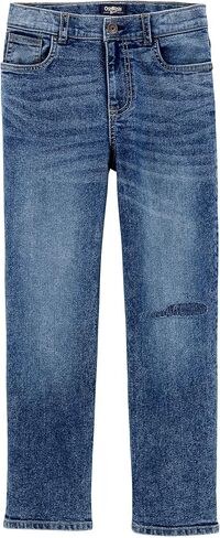 OshKosh B'Gosh Boys' Class Relaxed Jeans, Brighton Indigo, 4T in Saudi Arabia