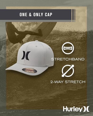 Hurley One & Only Men's Hat, Size Large-X-Large, Cool Grey in Saudi Arabia