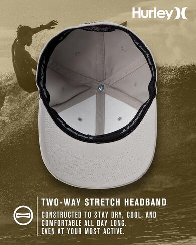 Hurley One & Only Men's Hat, Size Large-X-Large, Cool Grey in Saudi Arabia