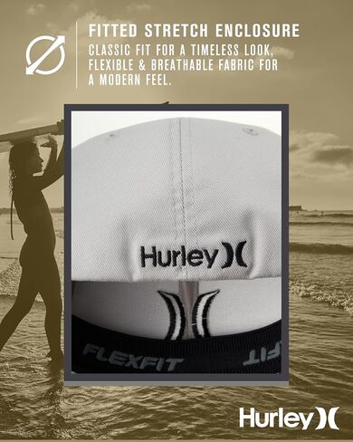 Hurley One & Only Men's Hat, Size Large-X-Large, Cool Grey in Saudi Arabia