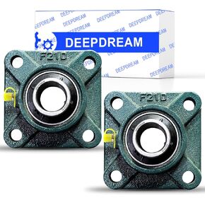 4 قطع من محامل كتلة الوسادة DEEPDREAM UCF205-16، تجويف 1 بوصة، محمل كتلة وسادة مثبت على شفة مربعة، محمل شفة 4 مسامير، محاذاة ذاتية in Kuwait