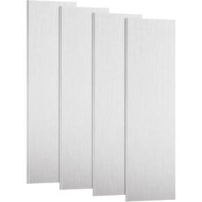 4 قطع 6061 ورقة معدنية من الألومنيوم، 6x12x1/16 بوصة لوحة مسطحة رقيقة سادة مغطاة فيلم واقي، مصقول ومحبوك، لوحة معدنية من الألومنيوم للحرف اليدوية، الصناعة in Kuwait