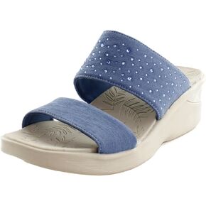 BZees Women's Sienna Bright Machine Washable Comfort Wedge Sandal in Saudi Arabia