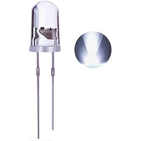 100PCS 5mm Orange LED Diode Lights Clear Emitting LEDs for High Intensity Super Bright Lighting Bulb Lamps Electronics Components Lamp Diodes in Kuwait