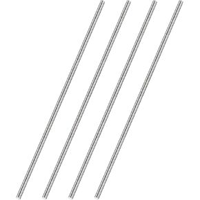 uxcell 5mm x 450mm 304 Stainless Steel Solid Round Rod for DIY Craft - 8pcs in Saudi Arabia
