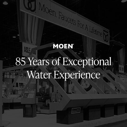 صنبور حمام Moen Beric Chrome ذو فتحة واحدة ومقبض واحد مع مجموعة تصريف ولوحة اختيارية لحوض الحمام الخاص بك، 84774 in Kuwait