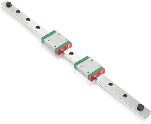 [2pcs of Pack] Linear Rail Sliding Block, Black HGH12H Rail Slider Block Guide Rail Slider Bearing Steel Rail Carriage in Kuwait
