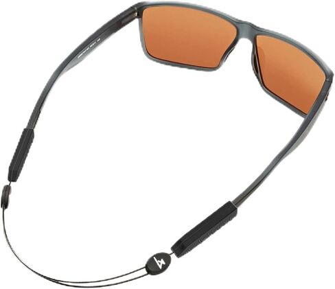 حزام كابل Luxe Performance قابل للتعديل بدون ذيل وحزام نظارات شمسية وحامل نظارات للنظارات الشمسية أو النظارات أو النظارات الطبية - Luxe Clear 14" in Kuwait