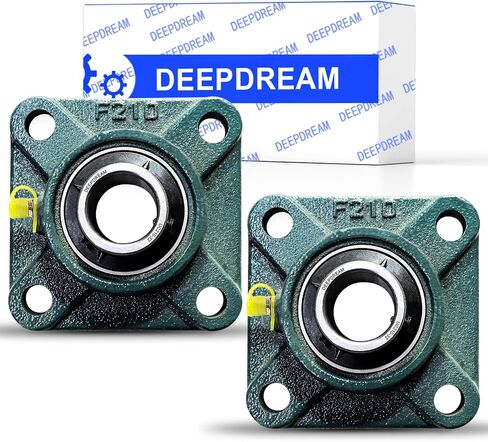 4 PCS of DEEPDREAM UCF205-16 Pillow Block Bearings, 1 inch Bore, Square Flange Mounted Pillow Block Bearing, 4-Bolt Flange Bearing, Self Alignment in Kuwait