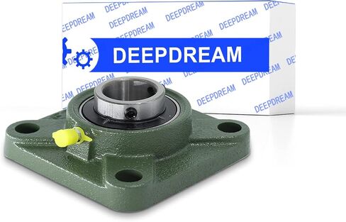 4 PCS of DEEPDREAM UCF205-16 Pillow Block Bearings, 1 inch Bore, Square Flange Mounted Pillow Block Bearing, 4-Bolt Flange Bearing, Self Alignment in Kuwait