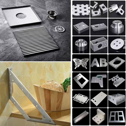 4 قطع 6061 ورقة معدنية من الألومنيوم، 6x12x1/16 بوصة لوحة مسطحة رقيقة سادة مغطاة فيلم واقي، مصقول ومحبوك، لوحة معدنية من الألومنيوم للحرف اليدوية، الصناعة in Kuwait