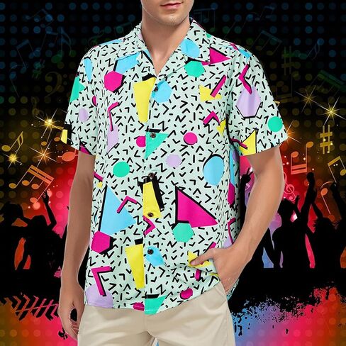 Christmas Shirts for Men Hawaiian Christmas Vacation Shirt Funny Christmas Button Down Shirts for Men Christmas Stripe 3XL in Saudi Arabia