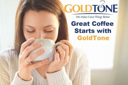 GOLDTONE Reusable 8-12 Cup Basket Coffee Filter fits Hamilton Beach Coffee Makers and Brewers. Replaces your Hamilton Beach Reusable Coffee Filter - BPA Free in Saudi Arabia