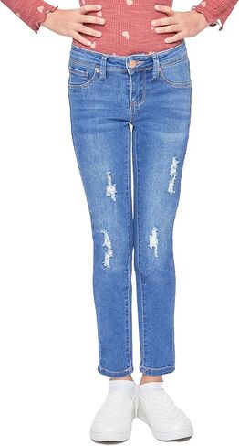 YMI Girls Mid-Rise Basic 1-Button Skinny Jean in Saudi Arabia