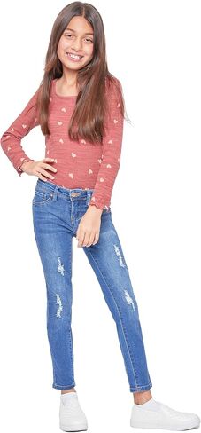 YMI Girls Mid-Rise Basic 1-Button Skinny Jean in Saudi Arabia