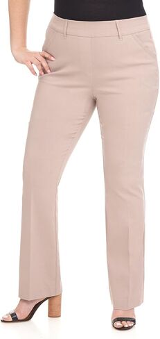 Rekucci Curvy Woman Ease in to Comfort Fit Barely Bootcut Plus Size Pant in Saudi Arabia