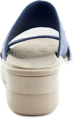 BZees Women's Sienna Bright Machine Washable Comfort Wedge Sandal in Saudi Arabia