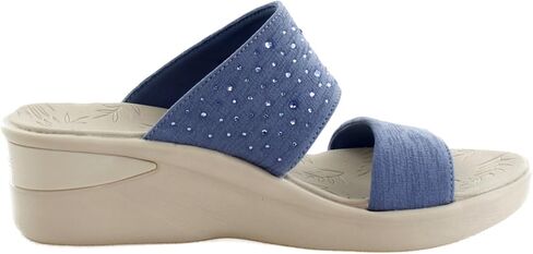 BZees Women's Sienna Bright Machine Washable Comfort Wedge Sandal in Saudi Arabia
