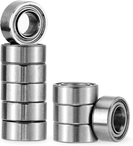 3x6x2.5mm Miniature Steel Bearings MR63ZZ L-630 673ZZ Deep Groove Ball Bearing Pack of 10 in Saudi Arabia