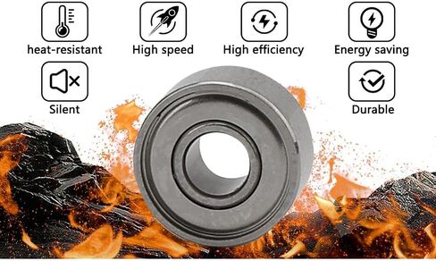 3x6x2.5mm Miniature Steel Bearings MR63ZZ L-630 673ZZ Deep Groove Ball Bearing Pack of 10 in Saudi Arabia