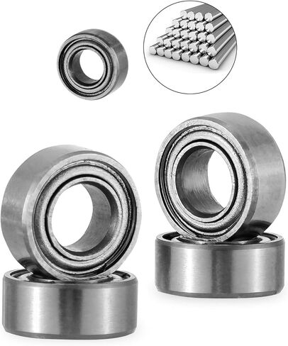 3x6x2.5mm Miniature Steel Bearings MR63ZZ L-630 673ZZ Deep Groove Ball Bearing Pack of 10 in Saudi Arabia