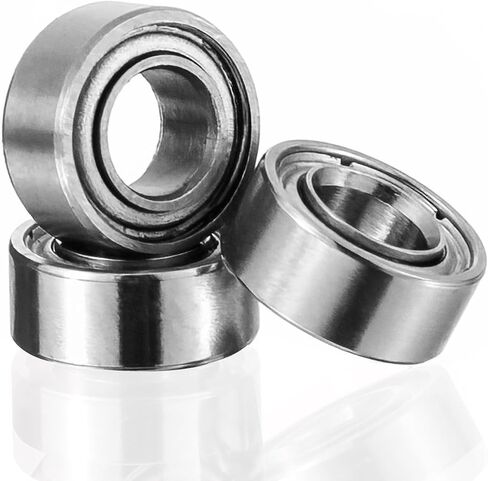 3x6x2.5mm Miniature Steel Bearings MR63ZZ L-630 673ZZ Deep Groove Ball Bearing Pack of 10 in Saudi Arabia
