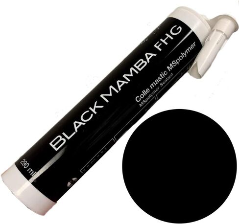 Black Mamba FHG High Tack - خرطوشة مانعة للتسرب من البوليمر أحادية المكونات فائقة السرعة - رمادي (عبوتان) in Kuwait