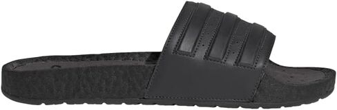 adidas Unisex Adilette Boost Slides Sandal, Carbon/Black/Black, 7 US Men in Saudi Arabia