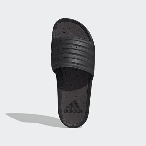 adidas Unisex Adilette Boost Slides Sandal, Carbon/Black/Black, 7 US Men in Saudi Arabia