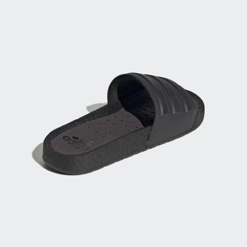 adidas Unisex Adilette Boost Slides Sandal, Carbon/Black/Black, 7 US Men in Saudi Arabia