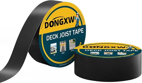 شريط رافدة Dongxw للتزيين، شريط بوتيل مقاوم للماء مقاس 4 بوصات × 50 بوصة، شريط وامض للروافد والعوارض، 4 لفات in Kuwait