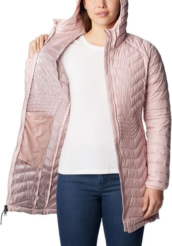 Columbia Women's Powder Lite Mid Jacket, Dark Stone, Medium in Saudi Arabia