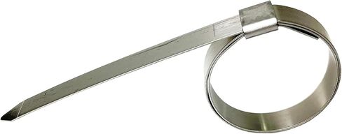 BAND-IT JS2019 Junior 3/8" Wide x 0.025" Thick, 13/16" Diameter, 201 Stainless Steel Smooth I.D. Clamp (100 Per Box) in Saudi Arabia