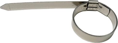BAND-IT JS2019 Junior 3/8" Wide x 0.025" Thick, 13/16" Diameter, 201 Stainless Steel Smooth I.D. Clamp (100 Per Box) in Saudi Arabia