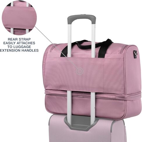 Travelpro Maxlite 5 Softside يمكن حملها في عطلة نهاية الأسبوع مع حجرة سفلية منسدلة، حقيبة سفر خفيفة الوزن طوال الليل، للرجال والنساء، 19 بوصة in Saudi Arabia