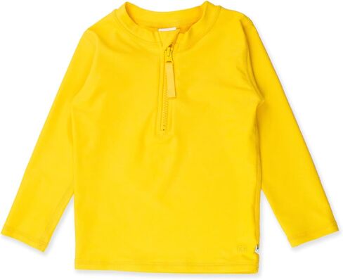 RUGGEDBUTTS® Baby/Toddler Boys Banana Yellow Long Sleeve Rash Guard - 3-6m in Saudi Arabia