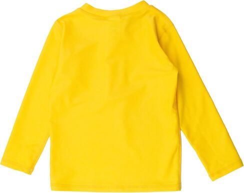 RUGGEDBUTTS® Baby/Toddler Boys Banana Yellow Long Sleeve Rash Guard - 3-6m in Saudi Arabia