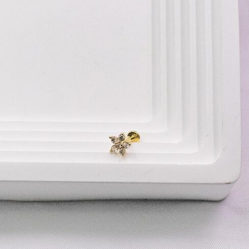 VERAMI 3pcs Nose Ring Studs Pack 20G Christmas Nose Studs Cute Surgical Steel Nose Rings Xmas Christmas tree Santa Snow Nose Stud Piercing Jewelry for Women Men in Saudi Arabia