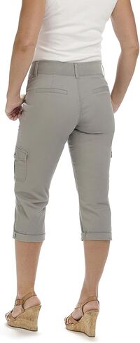 بنطال Lee Women's Plus مقاس مريح من Austyn Knit الخصر Cargo Capri in Kuwait