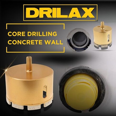 2 inch Diamond Hole Saw for Concrete Masonry Cinder Blocks Stucco Granite Quartz Marble Core Drill Bit Heavy Duty Dry or Wet Drilling Standard Shank Extra Deep Depth of Cut in Saudi Arabia