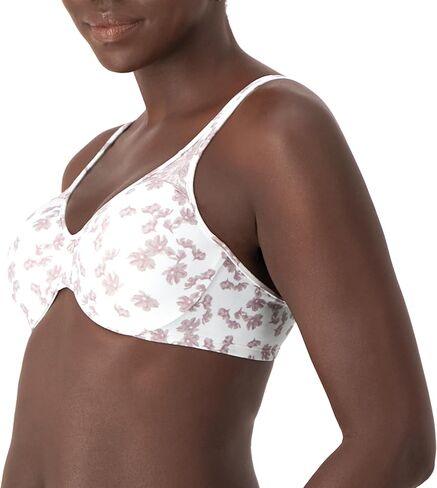 Bali womens Passion For Comfort Minimizer Underwire Bra, Pink Leaf Print, 32C in Saudi Arabia