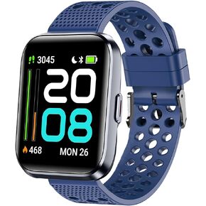 ID208 Plus Smart Watch Band, Silicone Replacement Wristbands Sport Strap with Metal Buckle Compatible for Quican ID208 Plus 1.8 Inches, aeac ID208 Plus, WMK ID208 Plus 1.8 Inches Smart Watch