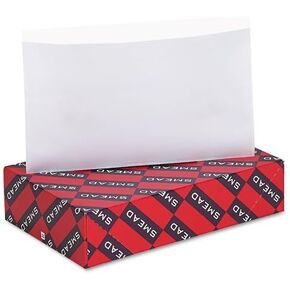 Smead 68185 Self-Adhesive Poly Pockets Top Load 9 x 5-9/16 Clear 100/Box