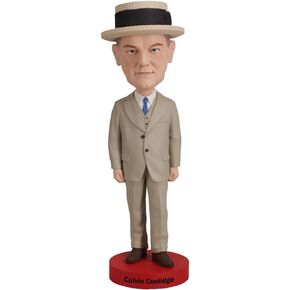 Royal Bobbles Calvin Coolidge Collectible Bobblehead Statue
